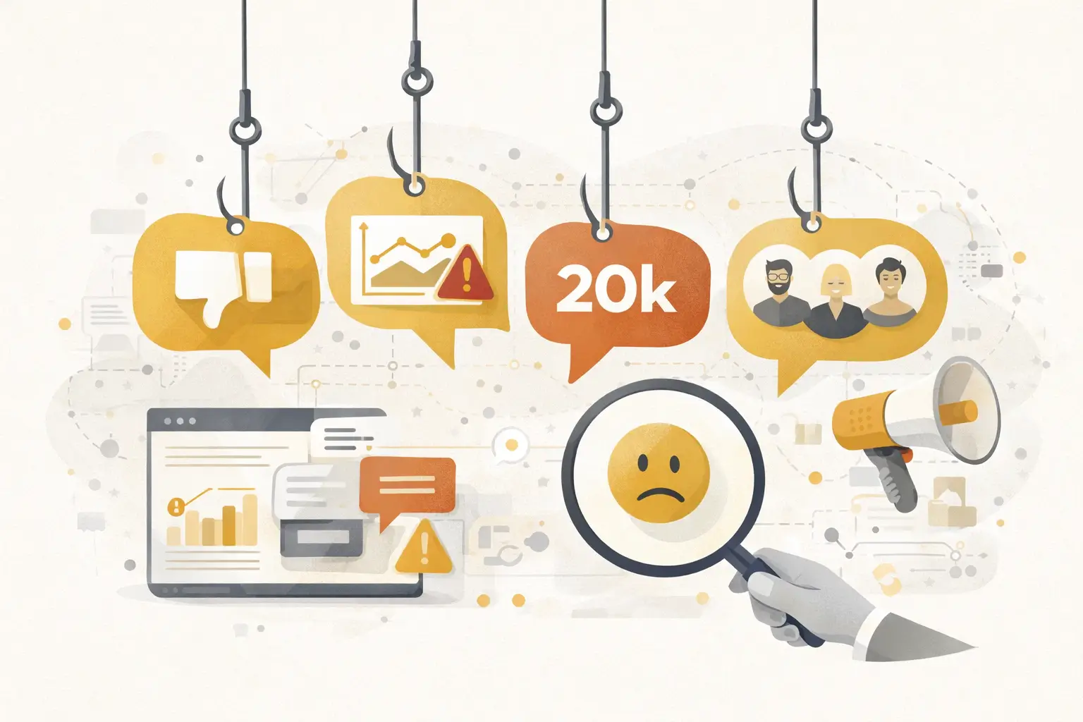 Indicadores de riesgo reputacional en conversaciones digitales